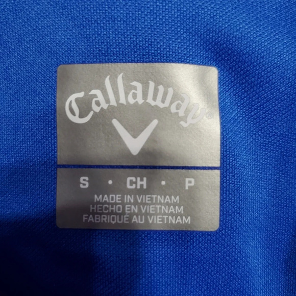 NWT Callaway Men's Textured Stripe 1/4 Zip Golf Pullover Sweater S - Picture 5 of 9